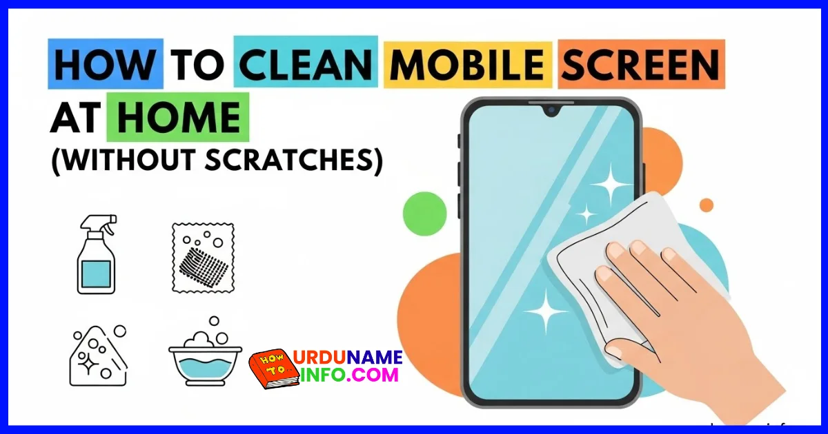 How to Clean Mobile Screen at Home (Without Scratches)